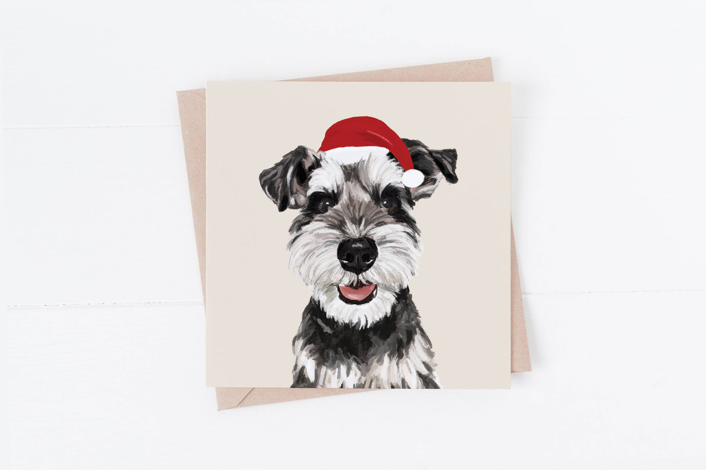 Schnauzer Dog Christmas Cards