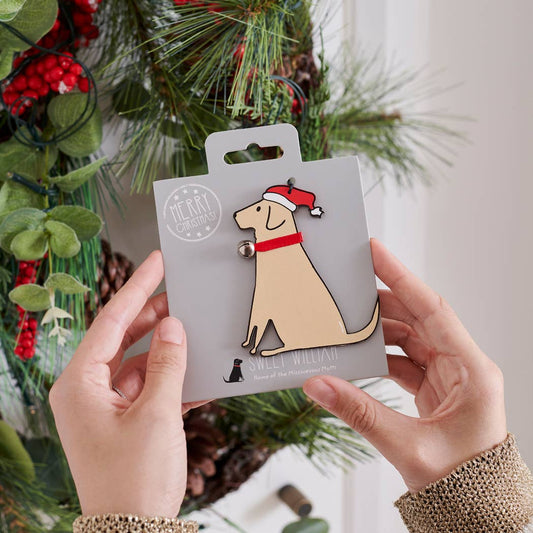 Christmas Decoration Yellow Labrador