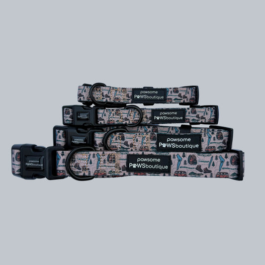 Wainwright Walkies Collar - Taupe Trails