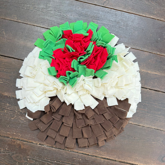 Christmas Pudding Snuffle Mat
