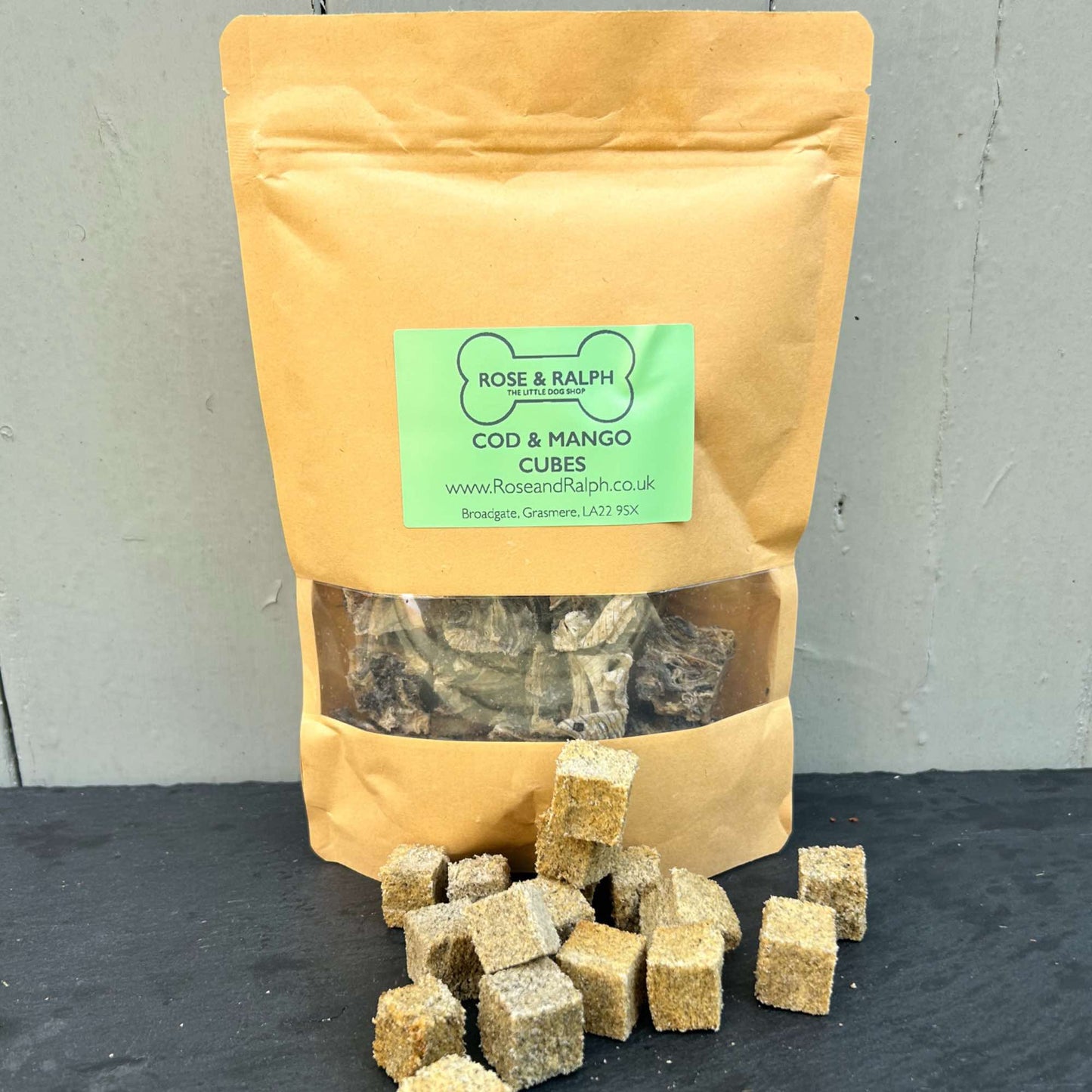 Cod & Mango Cubes