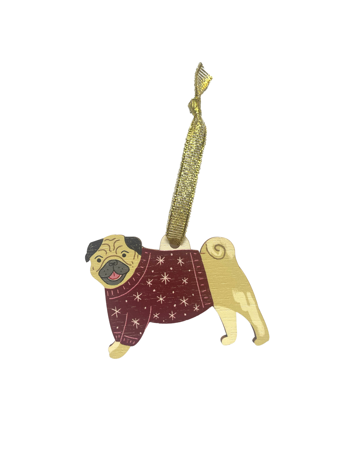 Wooden Dogs in Jumper Decorations