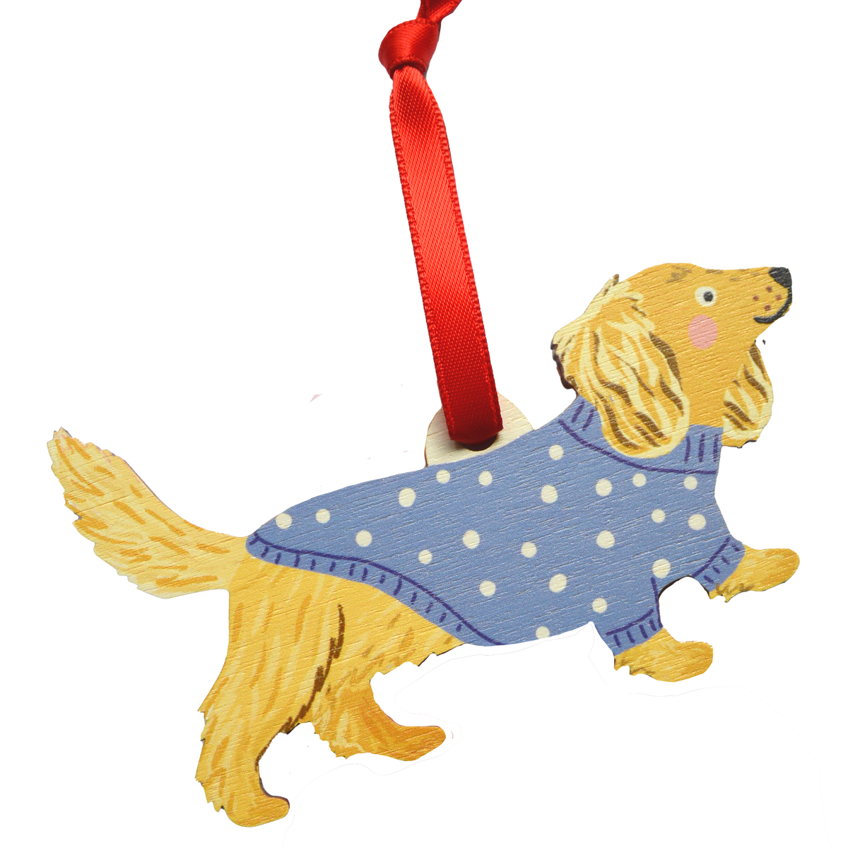 Wooden Dogs in Jumper Decorations