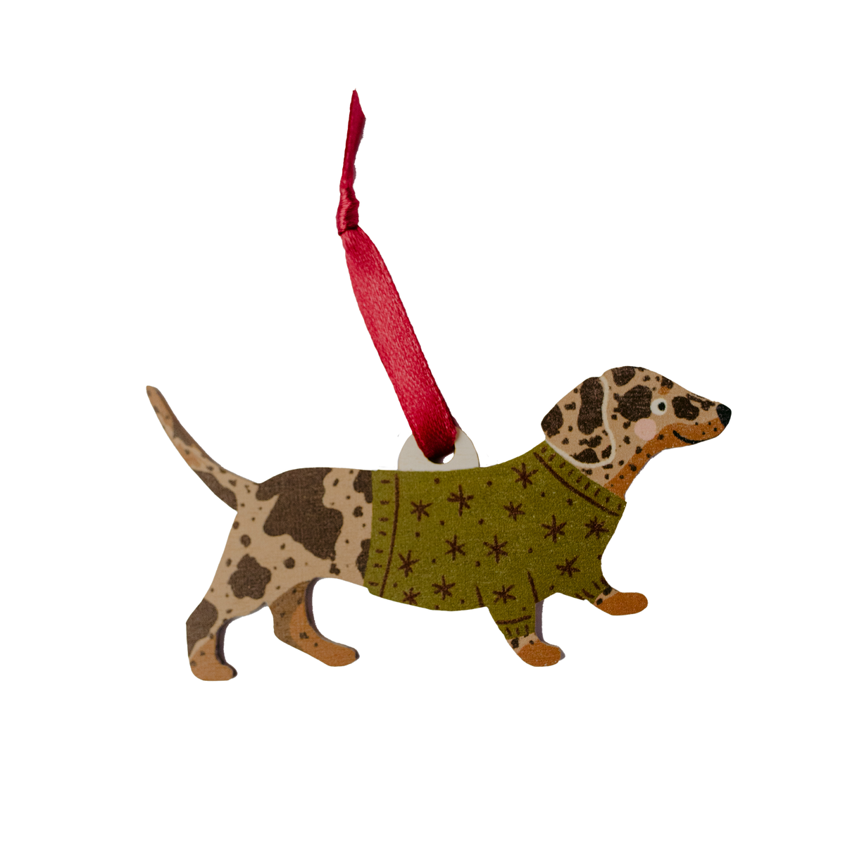 Wooden Dogs in Jumper Decorations