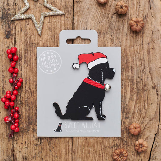 Christmas Decoration Cockapoo / Labradoodle (Black)