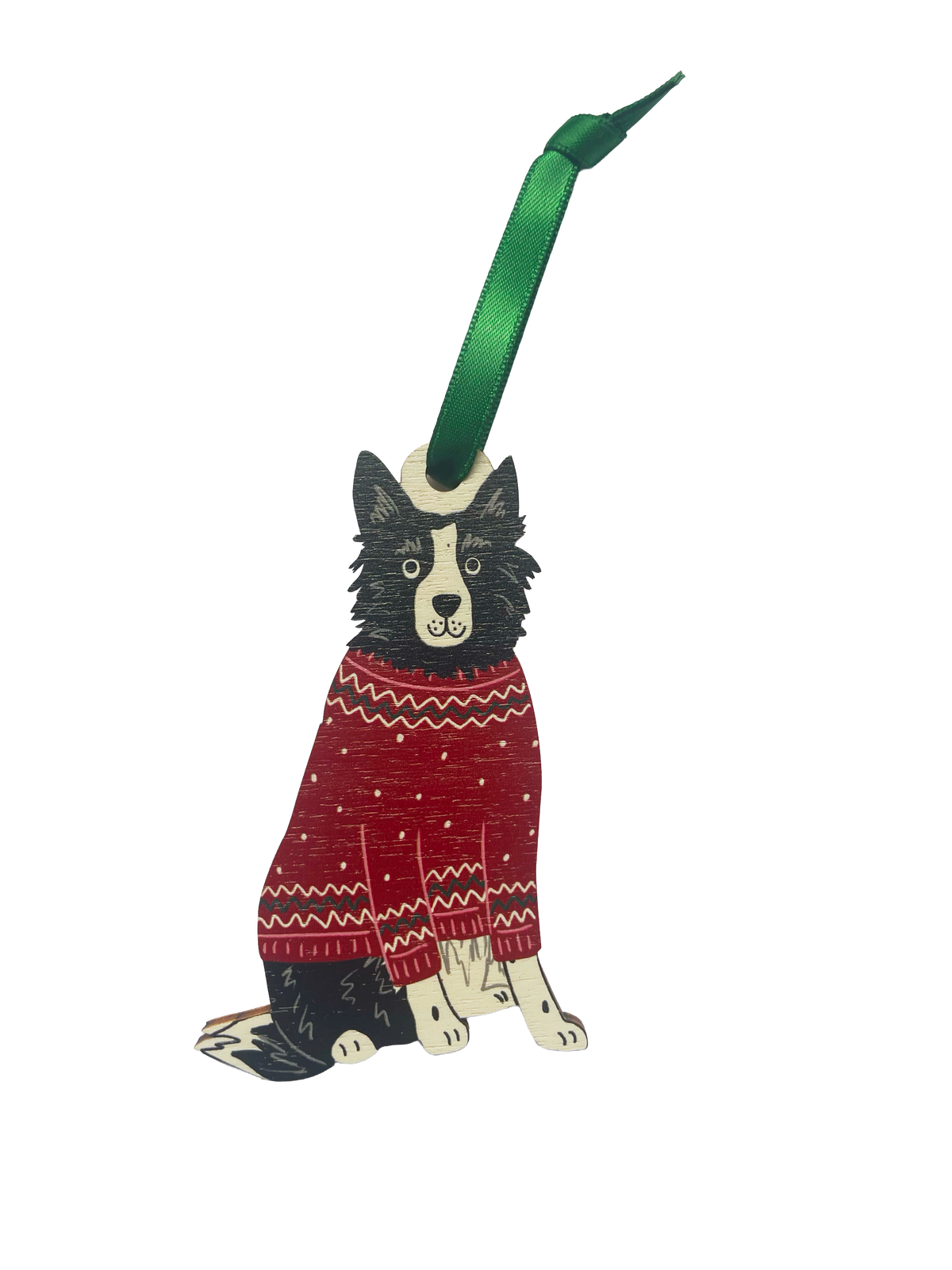 Wooden Dogs in Jumper Decorations