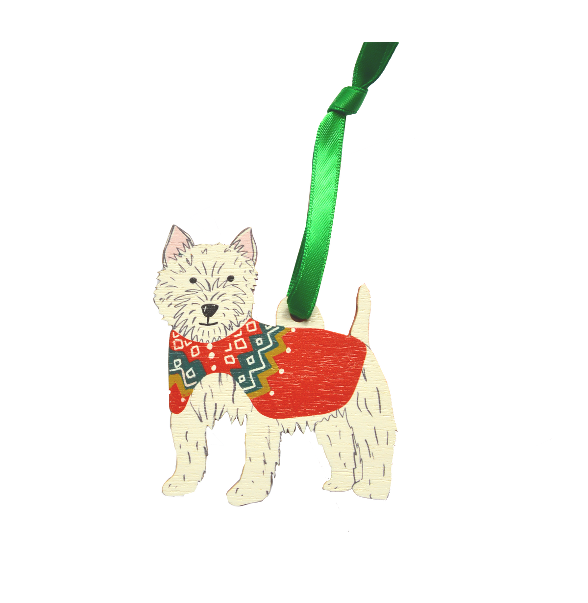 Wooden Dogs in Jumper Decorations