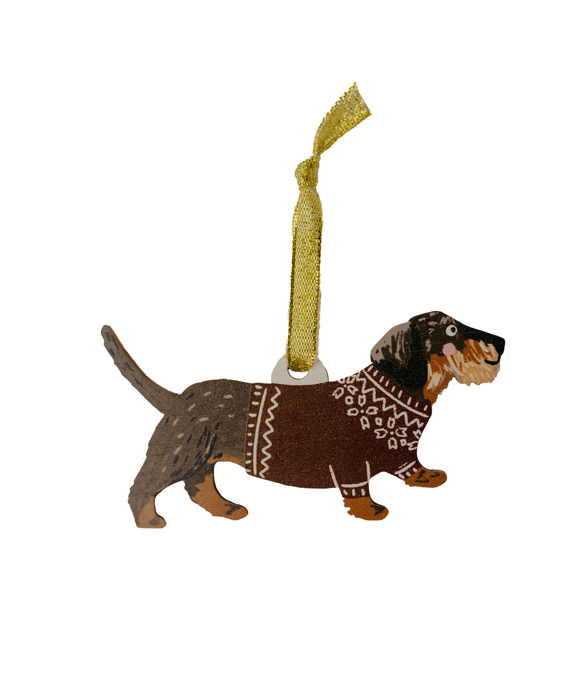Wooden Dogs in Jumper Decorations