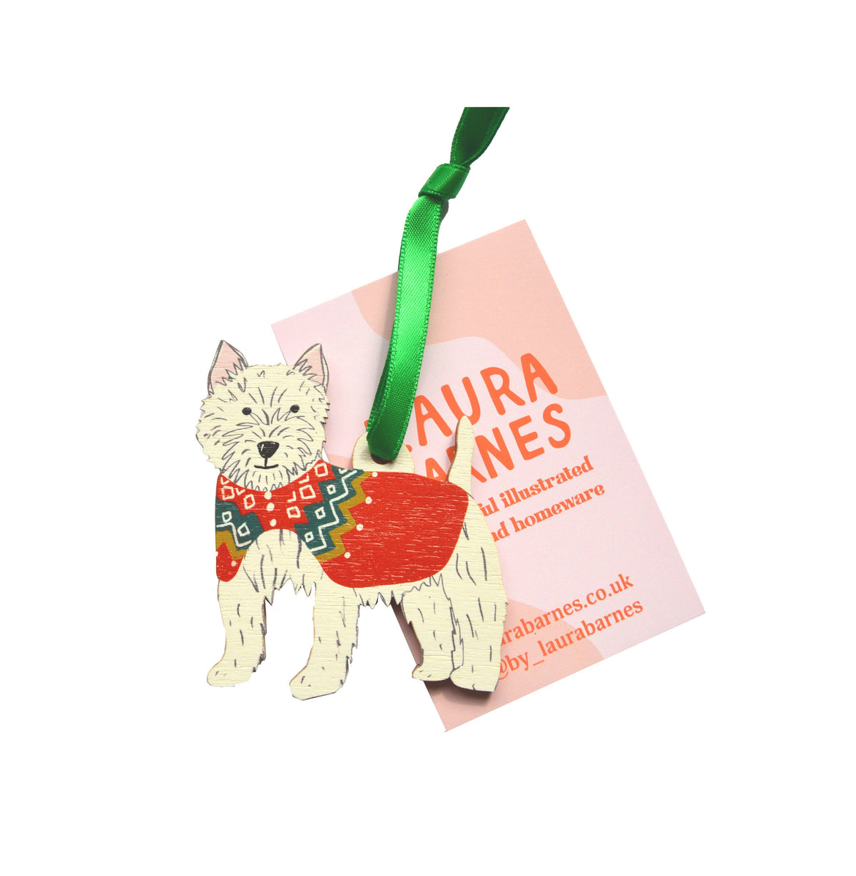 Wooden Dogs in Jumper Decorations