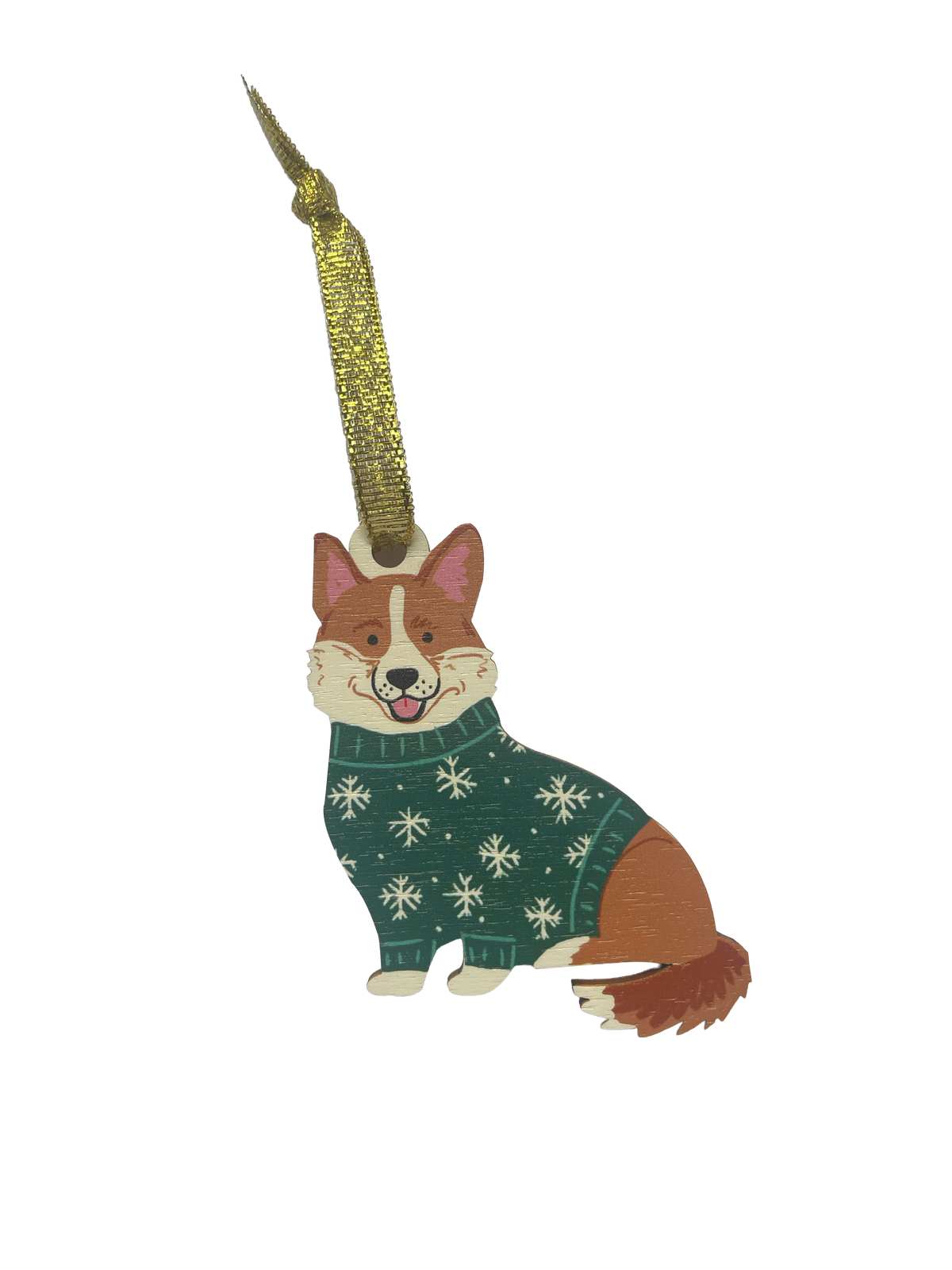 Wooden Dogs in Jumper Decorations